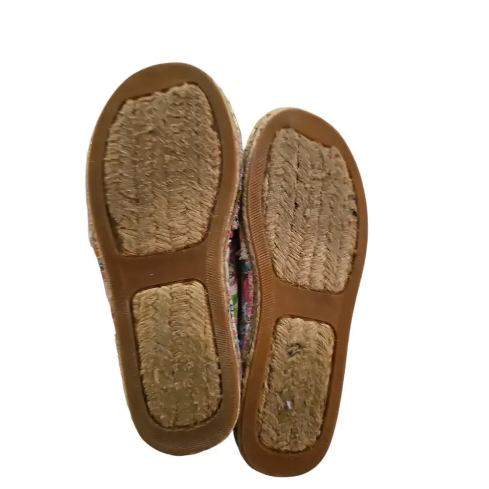 Lilly Pulitzer Target Girls Size 1 Youth Espadrilles Pink/Gold Nosie Posey shoes